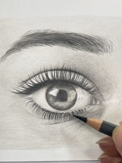 How to Draw a Realistic Human Eye in Coloured Pencil | A Step by Step tutorial