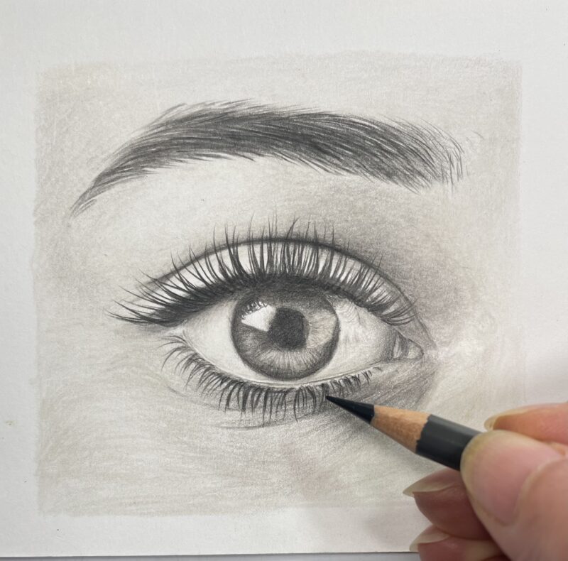 Realistic Human Eye Coloured Pencil Tutorial | Laleh Kamalian - Laleh ...